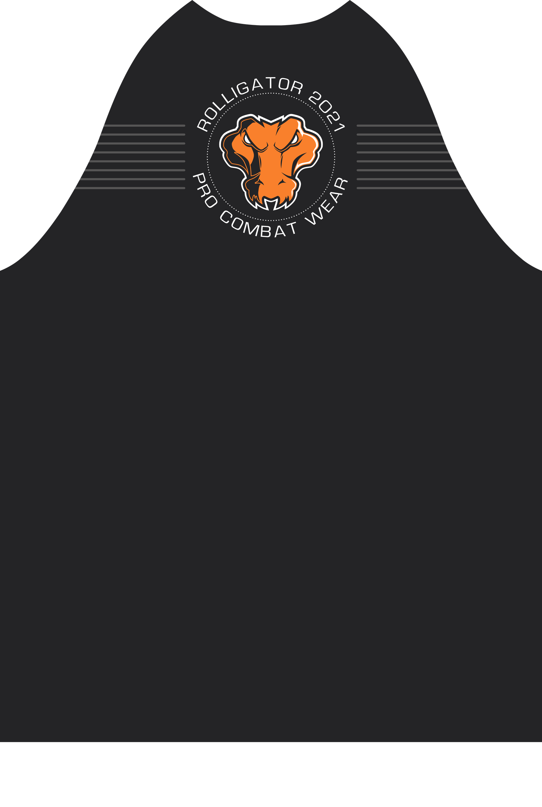 Prepared Rolligator back body artwork